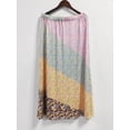 thumbnail image 4 of Nyfairy Women's Boho Floral Patchwork High Waist A-Line Maxi Skirt, 4 of 4