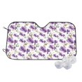 thumbnail image 2 of Picia Orchids Flowers Curved Windshield Sunshade Accordion Folding Style Auto Shade for Car Truck SUV Van Blocks UV Ray Sun Visor Protector -, 2 of 7