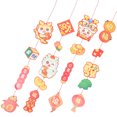 thumbnail image 4 of LABSERRON Spring Festival Pendants Orange Paper 4Pcs 23.58X3.93X0.04In, 4 of 10