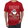 thumbnail image 2 of Wild Bobby Santa Says 6 7 Meme Sweater | Holiday Men Tee, 2 of 5