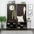 thumbnail image 6 of Pemberly Row Contemporary 27" Hall Tree with 9 Cubbies in Espresso, 6 of 7
