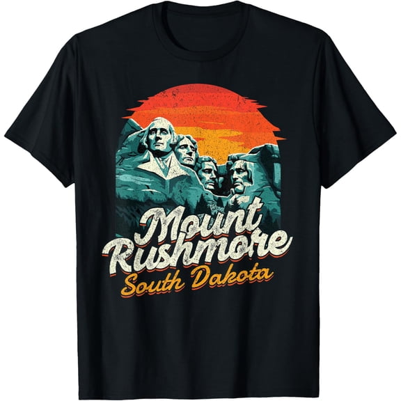 Vintage Mount Rushmore South Dakota Souvenir T Shirt