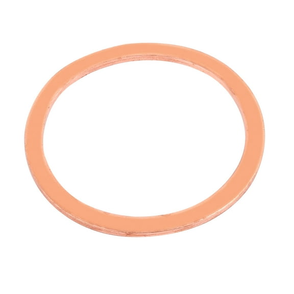 58mm x 48mm x 2mm Flat Ring Copper Crush Washer Sealing Gasket Fastener