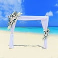 thumbnail image 3 of Arch Flowers With Drapes Kit 2Pcs Artificial Flower Arrangement For Wedding Ceremony Reception Backdrop Decoration, 3 of 8