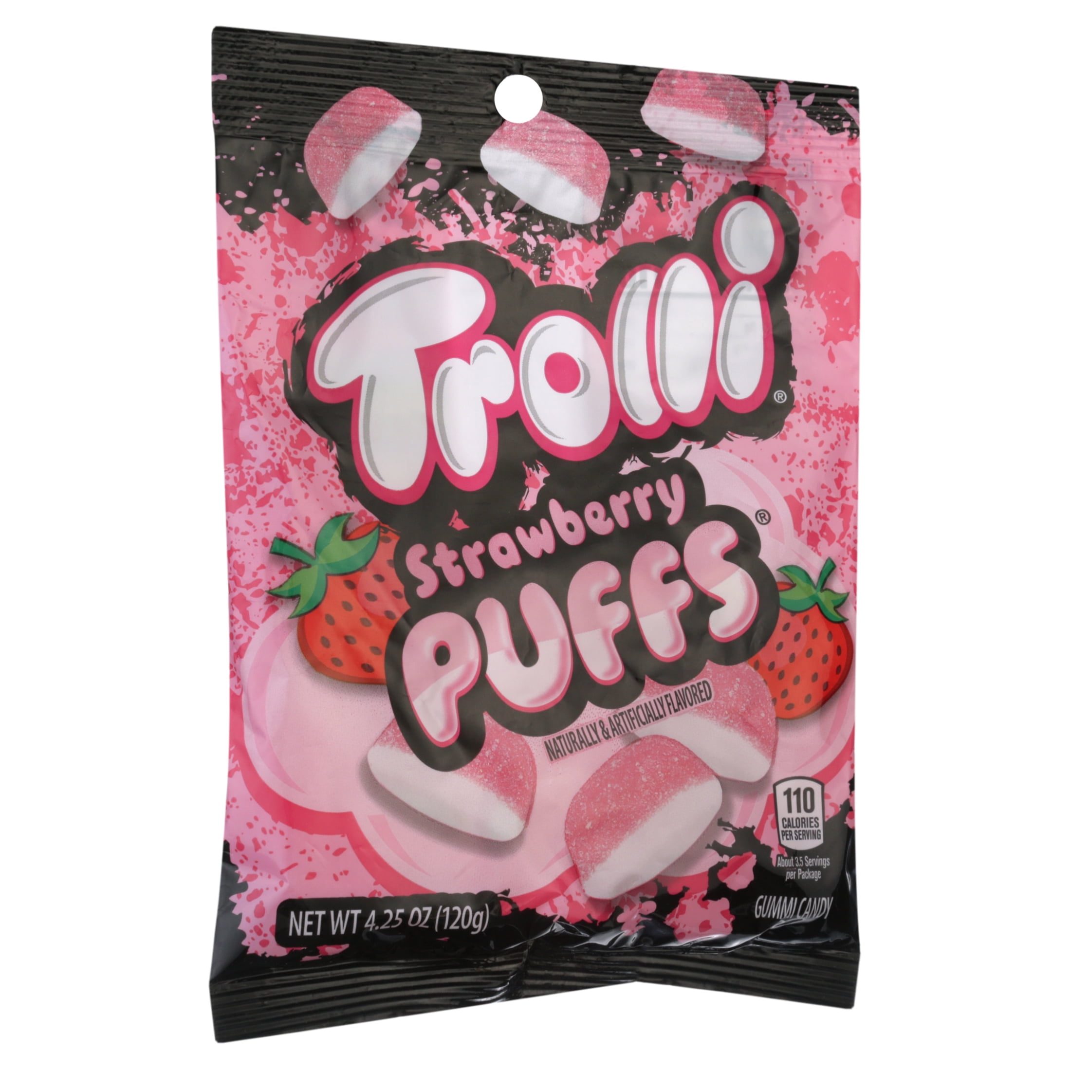 Trolli Strawberry Puffs Gummy Candy 4.25oz
