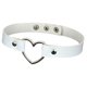 thumbnail image 4 of Sonducket Collar de cuero para mujer, cuello en forma de corazón, gargantilla de PU ajustable, estilo punk, joyería para el cuello, negro Ropa, zapatos y accesorios Miscelánea blanco 40x1.8 cm Sonducket AP1356-02B, 4 of 6