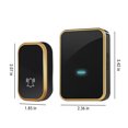 thumbnail image 3 of Giunmcul Reduced Price Wireless Doorbell,Door with 45 Melodies and Led Flash,Easy Install,656 Foot Range,1 Push Button & 1 Receiver, 3 of 5