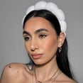 thumbnail image 5 of Spa Headbands for Washing Face or Facial Makeup Headbands Bubble Skincare Headbands Drunk Elephant Terry Cloth Puffy Headbands for Mask Skin Treatment, 5 of 7