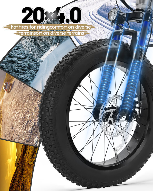Qlife Racer Fat Tire Electric Bicycle for Adults, 28MPH Mountain Ebike with Peak 1200W Brushless Motor, Removable Battery, 20X4.0 Tire Step Over E-MTB with 7-Speed Gray