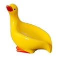 thumbnail image 2 of Jabonera de cerámica con forma de pato, caja tipo maleta para baño Amarillo, 2 of 9