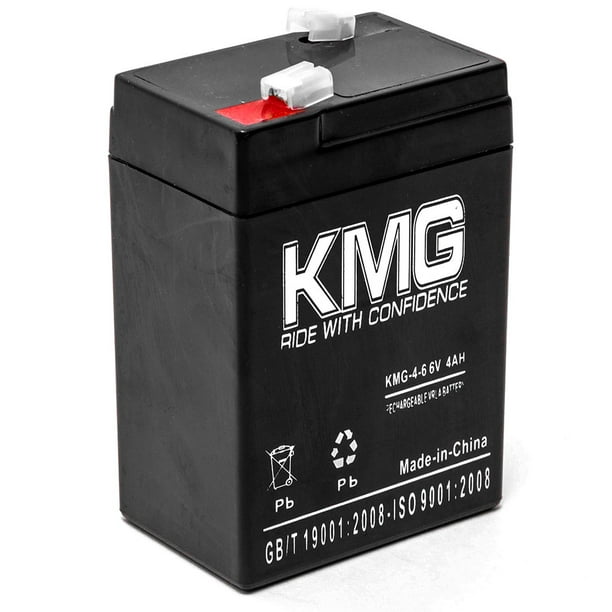 KMG Batterie de Remplacement 6V 4Ah Compatible avec Surelite PE612 PE6512 PE712