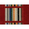 thumbnail image 1 of Ahgly Company Machine Washable Indoor Rectangle Contemporary Red Area Rugs, 2' x 5', 1 of 7