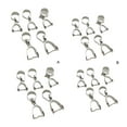 thumbnail image 4 of Langgg 10PCS Pinch Clasp Sturdy Lightweight Easy Matching Pendant Connector Elegant Small Bail Connector Earrings Rings 5*9mm, 4 of 7