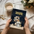 thumbnail image 3 of Happy New Year Bichon Frise Welcome 2025 Balloon Firework Party Spiral Bound Journal Bichons Dog Lovers Gifts Idea 5x7in Spiral Notebook - 01014, 3 of 5