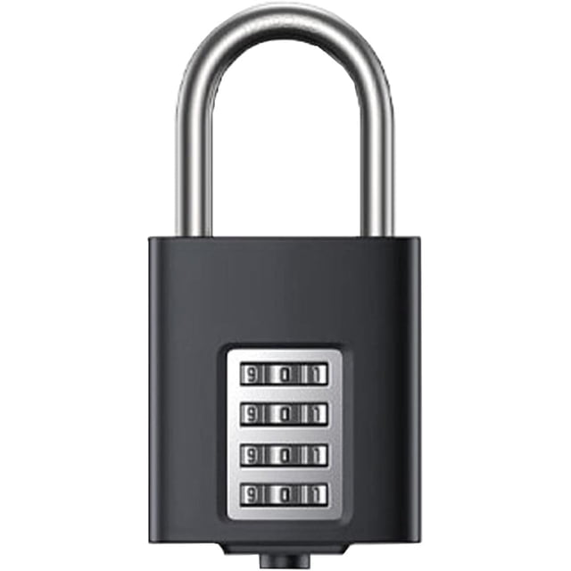 Digit Combination Padlock, Long Shackle Padlock Combination Lock with Adjustable Shackle, Cabinet Lock for School, Gym and Sports Locker, Toolbox, Fences