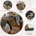 thumbnail image 5 of Stones Table Cloth Waterproof Tablecloths, Gravel Rock Cobblestone Natural Pattern Art Tablecloth Dining Table Cover for Kitchen Party Tabletop Outdoor, Rectangle Tablecloth 60x120 Inch, 5 of 9