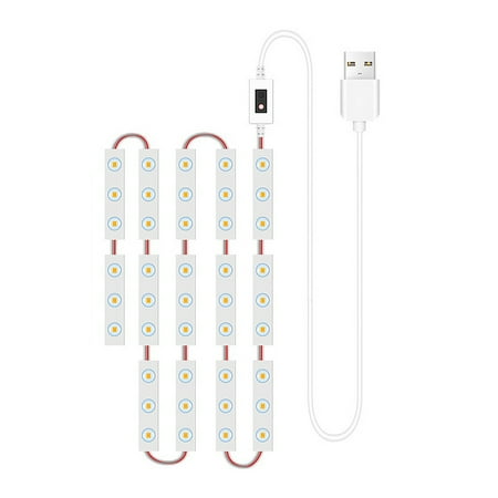 

14PCS LED Makeup Mirror Lights Smart Sensor Control Vanity Mirror Lights Bathroom Mirror Light with 1.5m USB Cable LED Dimmable Strip Lights