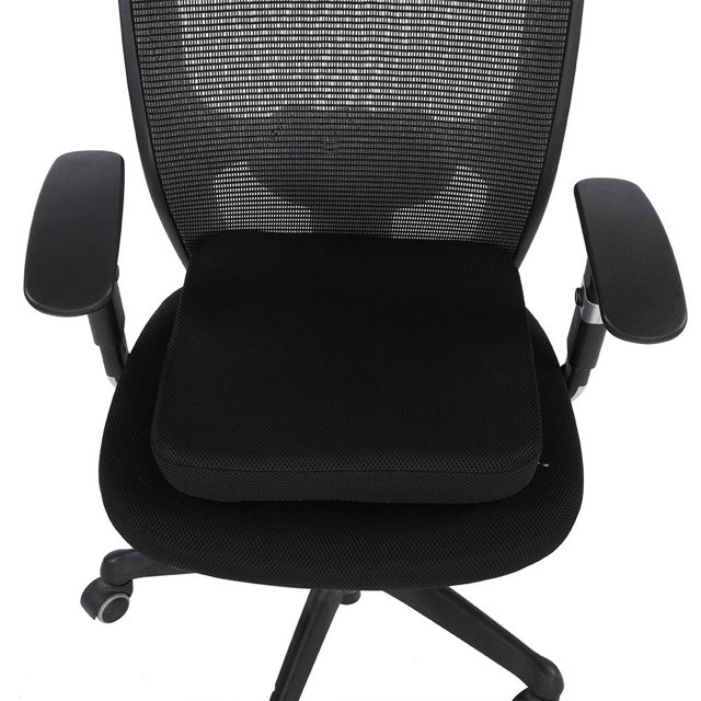 Cergrey Comfortable Memory Foam Cushion Soft Non-Slip Chair Car Seat Pressure Relieving Support Pad, Memory Foam Chair Cushion, Memory Foam Seat Cushion