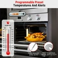 thumbnail image 2 of ThermoPro TP610 Digital Meat Thermometer for Cooking, Rechargeable Instant Read Food Thermometer with Rotating LCD Screen, Waterproof Cooking Thermometer with Alarm for Grilling, Smoker, BBQ, Oven, 2 of 5