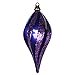 thumbnail image 3 of Vickerman M132666 12 Po. Tourbillon de Bonbons Pailletés Violet Drop Ornament, 3 of 3