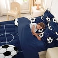 thumbnail image 5 of Erosebridal Football Games 7-Piece Twin Bedding Sets For Kids,Boys Sports Theme Bedding Comforter Set,Reversible navy blue, 5 of 7