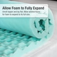 thumbnail image 5 of DMI Convoluted Foam Bed Pad Mattress Topper, Twin Size, 33"H x 72"W x 3"D, Blue, 5 of 8