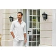 thumbnail image 3 of COOFANDY Men's Long Sleeve Button Down Shirts Stretchy Business Casual Shirt, 3 of 6