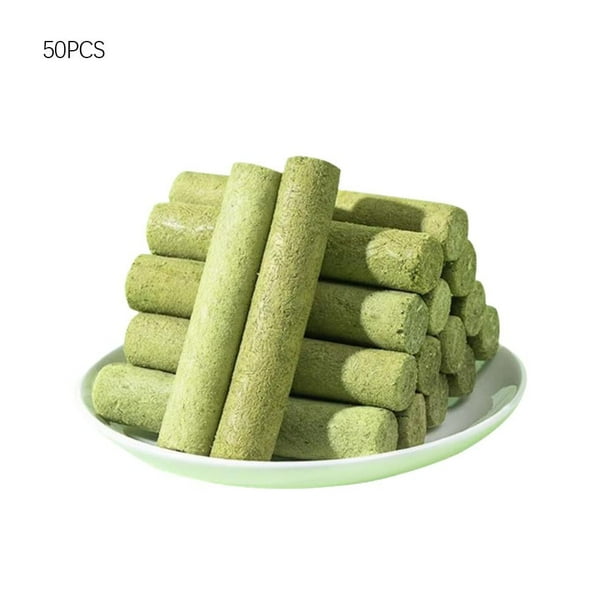 10-100 palitos de hierba para gatos, snacks para mascotas, comida para gatos de todas las edades, limpieza dental (Reino Unido) Y7M0