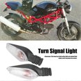 thumbnail image 5 of 12V Turn Signal Indicator Yellow Light Replacement for Ducati Monster 695 696 796 797 821 1100 S EVO 1200Transparent Lens, 5 of 5