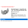 thumbnail image 2 of Driveshaft Support - Compatible with 1999 - 2015 Chevy Silverado 1500 2000 2001 2002 2003 2004 2005 2006 2007 2008 2009 2010 2011 2012 2013 2014, 2 of 2