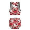 thumbnail image 3 of Hello Kitty Women's Swimwear Beach Sport Bikini Bathing Suit 2 Piece Swimsuits, 3 of 8