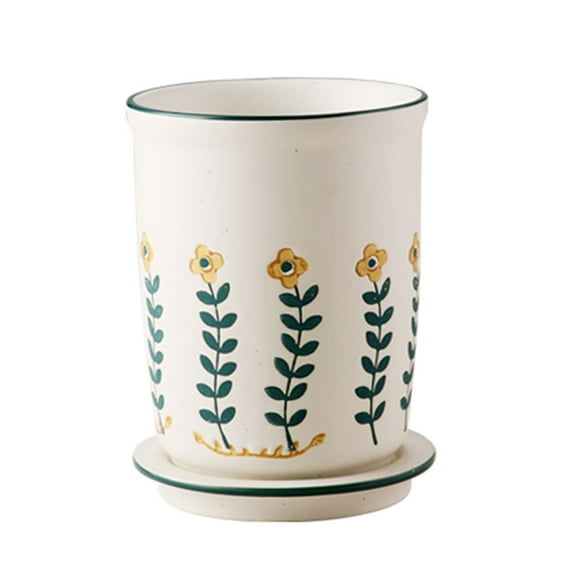 Dowbom Utensil Holder for Kitchen Counter Cooking Utensil Crocks, Kitchen Tool Organizer Ceramic