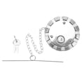thumbnail image 1 of Fuel Cap Lock SNV431089 Oxidation Resistant Strong Sealing Leak Proof Replacement For Peterbilt Semi Truck Models, 1 of 5
