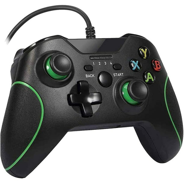 Center scramble Thrust Lnkoo Wired Game Controller USB Gamepad for Xbox One PC Windows 7/8/10 with  3.5mm Headset Audio Jack (Black) - Walmart.com