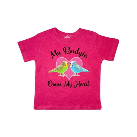 

Inktastic Budgie Parakeet Budgerigar Pet Gift Toddler Toddler Girl T-Shirt