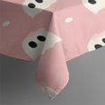 thumbnail image 3 of Pink Halloween Ghosts Rectangle Tablecloth 60"x84",Waterproof Polyester Rectangle Table Cloth, Wipeable Spillproof Polyester Tablecloth for Dining, Camping, Indoor and Outdoor, 3 of 5