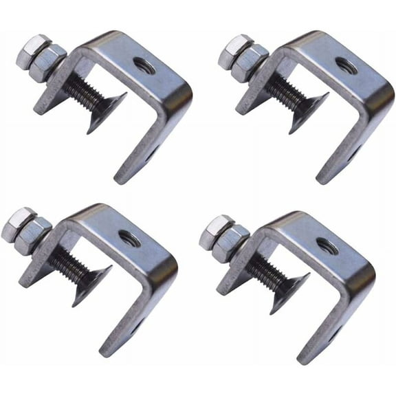 Pieces 304 Stainless Steel U-Shaped C-Shaped Clamps Vise Woodworking Clamps Heavy Duty C-Shaped Clamps with Wide Jaw Opening