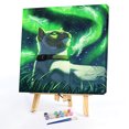 thumbnail image 2 of Kit de pintura al óleo de gato acrílico por números, pintura DIY sobre lienzo, artesanía sin marco (2) Hugtrwg Para estrenar, 2 of 9