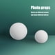 thumbnail image 4 of Adornos de fotografía de bloque de espuma de apoyo fotográfico geométrico 3D decoración del hogar 2 piezas bola blanca sidaley HA001751-01, 4 of 6