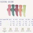 thumbnail image 4 of Estbridge 5 pairs  women‘s warm socks for autumn and winter  women‘s thick knitted comfortable wool calf socks  retro style socks  perfect Christmas gift, 4 of 5