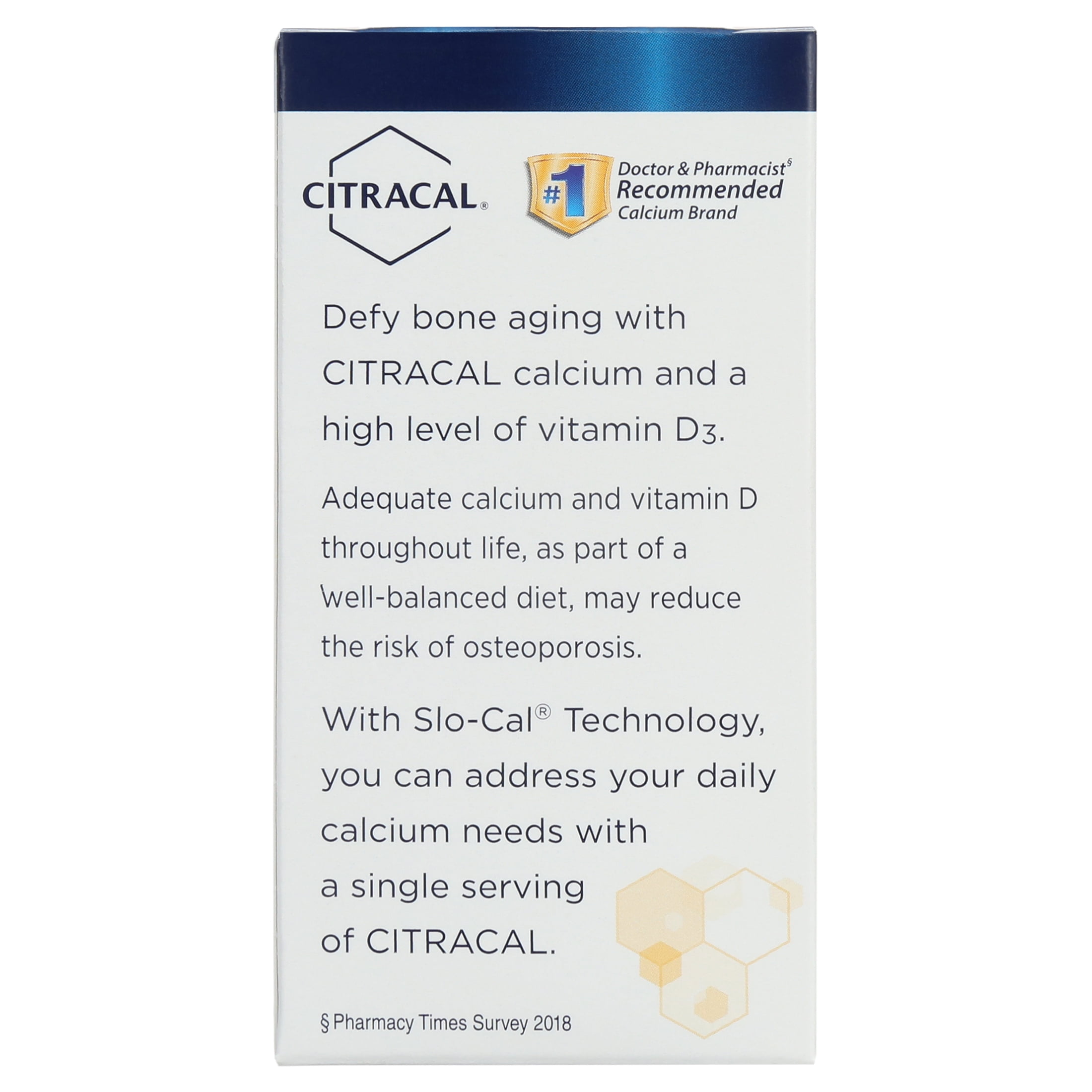 Citracal Slow Release 1200 Calcium With Vitamin D3, Caplets, 92 Count
