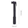 thumbnail image 2 of OULII Black Tire Air Pump for Use Lightweight Portable Air Compressor with Extended Hose and Universal Nozzle, 2 of 8