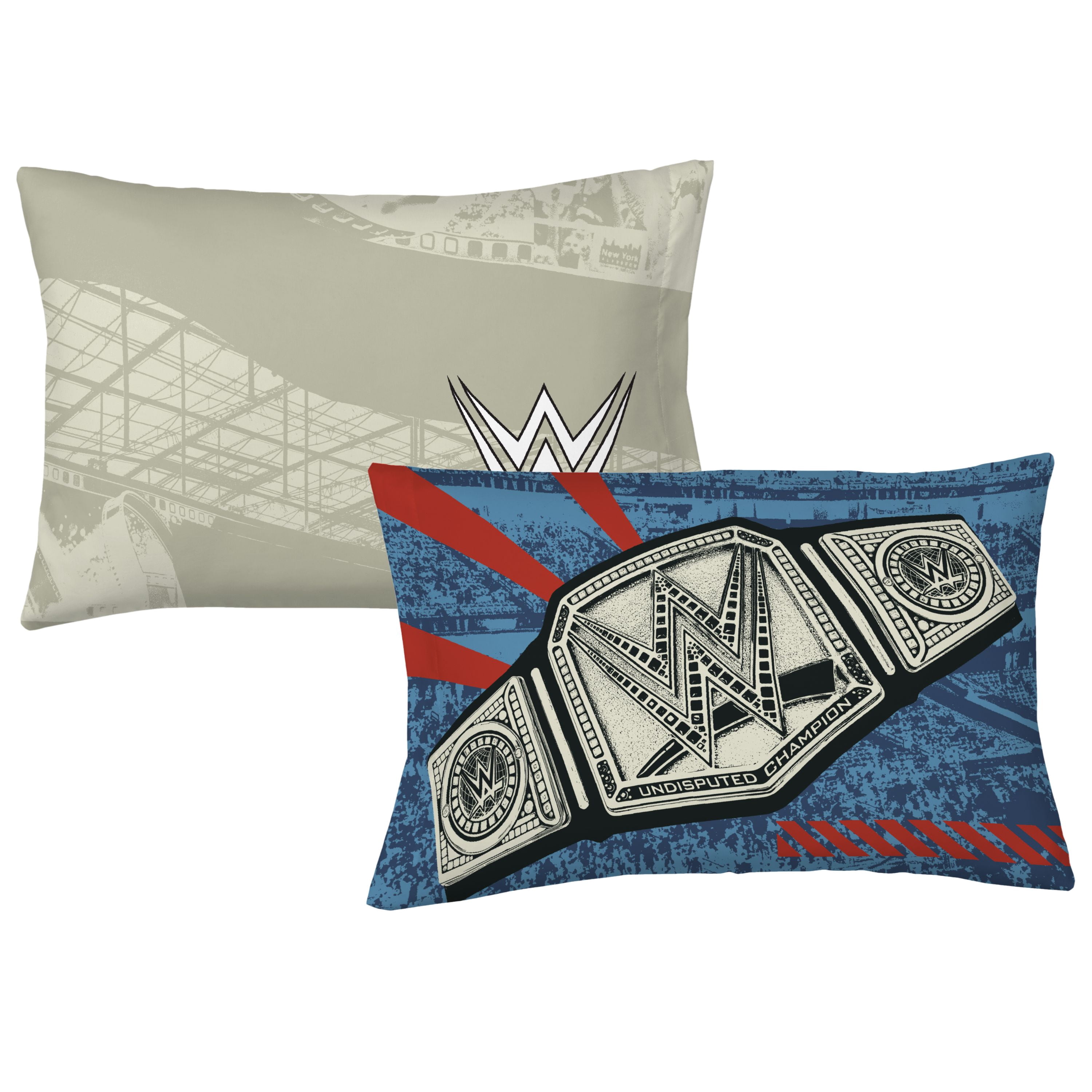 WWE Kids Full Bed in a Bag, 5Pc Bedding Set, Comforter and Sheets