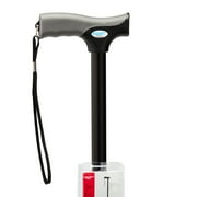 Equate Comfort Grip Walking Cane for Adults and Seniors, Height Adjustable, Black, 300 lb Capacity