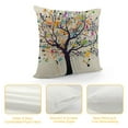 thumbnail image 4 of JEUXUS  Tree Square Pillow Cushion Cover,Abstract Music Notes Tree Cushion Covers Home Decorative Throw Pillowcases, 4 of 5