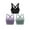 3 PCS-Black/Purple/Green, variant on Hanerdun Womens Sports Bras Cross Back Padded Seamless High Impact Workout Athletic Yoga Activewear White S