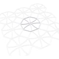 thumbnail image 6 of Ekena Millwork 15 3/8"W x 15 3/8"H x 3/8"T Medium Haswell Decorative Fretwork Wall Panels in Architectural Grade PVC, 6 of 9