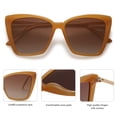 thumbnail image 4 of Gafas de Sol SOJOS SJ2206 Polaroid de Moda para Mujer en Naranja Lechoso, 4 of 5