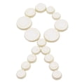 thumbnail image 1 of MasteelfCA 17 in 1 Replacement Felt Clarinet Woodwind Instrument Pads (White), 1 of 7