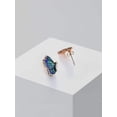 thumbnail image 5 of SOHI Women's Green Butterfly Stud Earrings, 5 of 5